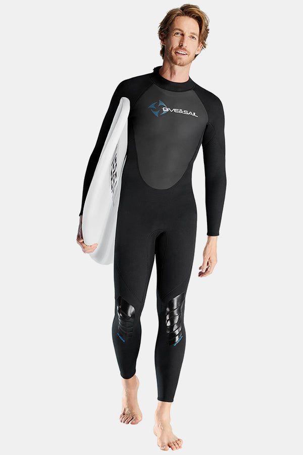 Premium 3mm Men's One-Piece Warmth and Cold-Proof Wetsuit