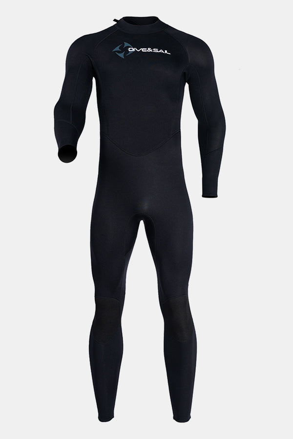 Men's 1.5MM Back Zipper One-Piece Warm And Cold-Proof Wetsuit