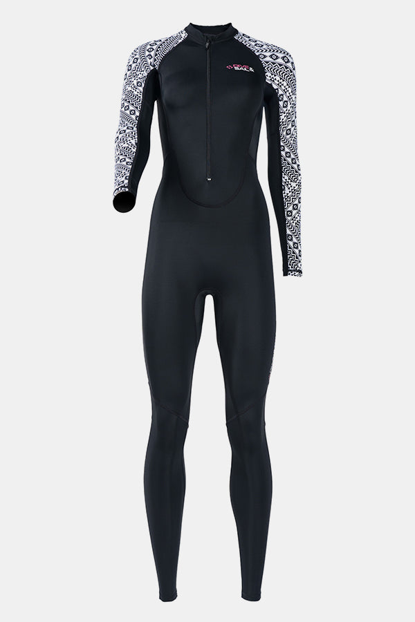 One-Piece Quick-Dry Sun Protection Diving Suit (Women's)