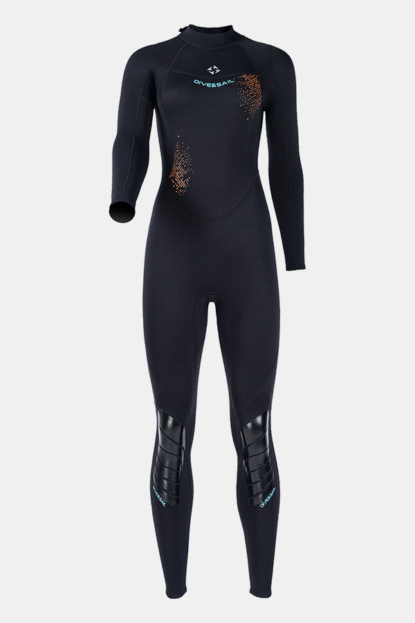 Women's 3MM Cold-Proof Long Sleeve One-Piece Wetsuit