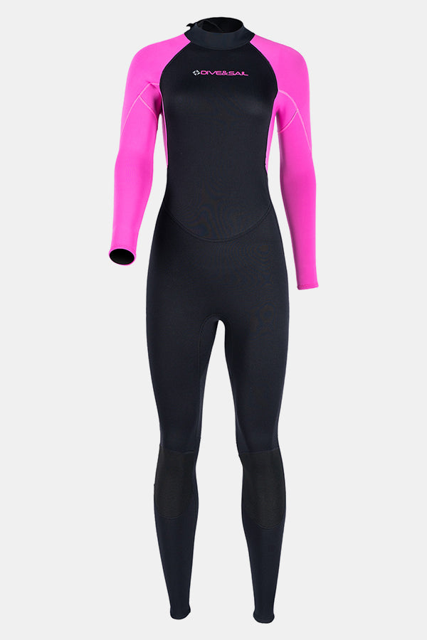 New Women One-Piece Long Sleeve Insulated And Warm 3MM Wetsuit