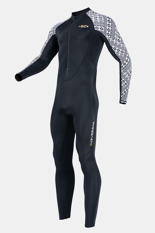 One-Piece Quick-Dry Sun Protection Diving Suit (Men's)