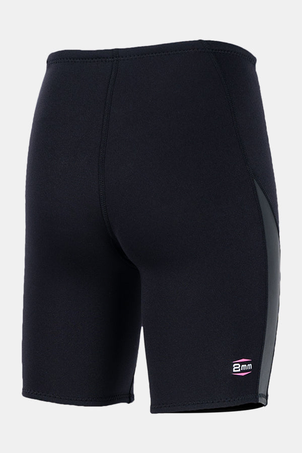 Pantalones cortos de buceo de 2 mm de cuero suave de cuero para mujeres