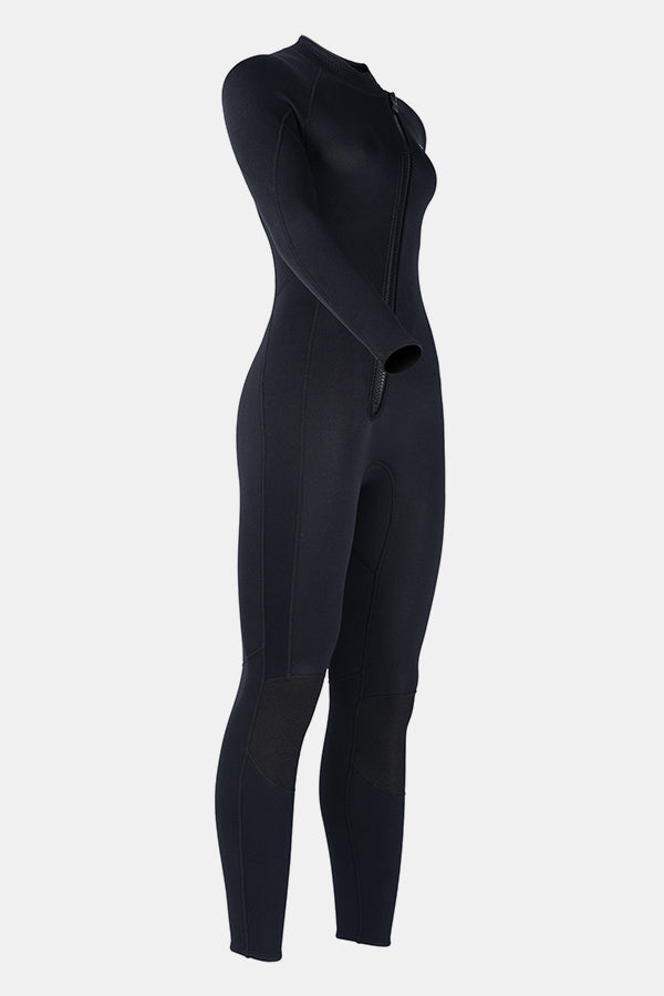 1,5 mm schräg Front Reißverschluss warm warmes Surfen einteiliger kaltes Tauchanzug für Frauen