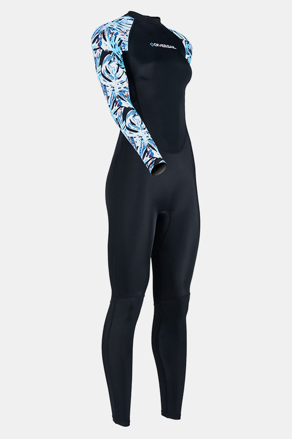 One-Piece Long Sleeve Printed Quick-Drying Wetsuit Jellyfish Suit