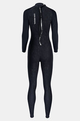 Women's Long Sleeve One-Piece 3MM Black Wetsuit UPF 50+