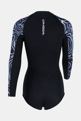 Women's One Piece Long Sleeve Bikini 2MM Coldproof Wetsuit