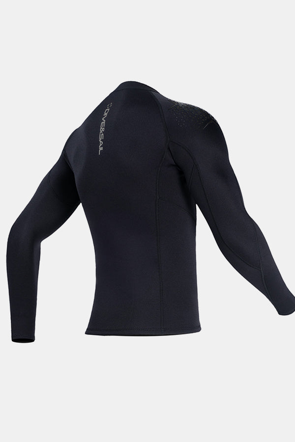 Men's 1.5MM Long-Sleeve Split Top Cold-Proof and Warm Wetsuit