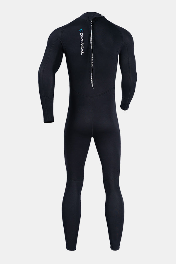 Men's 1.5MM Back Zipper One-Piece Warm And Cold-Proof Wetsuit