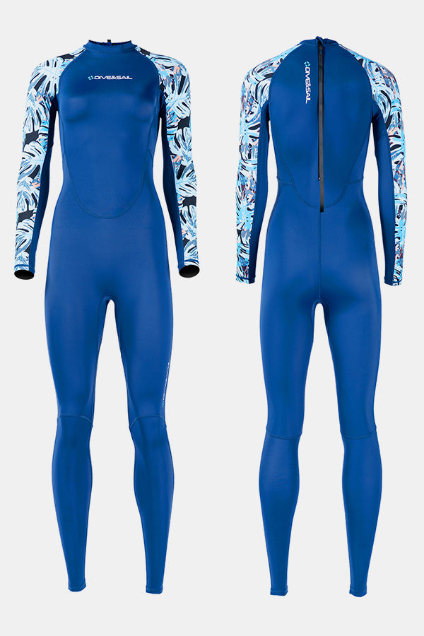 One-Piece Long Sleeve Printed Quick-Drying Wetsuit Jellyfish Suit