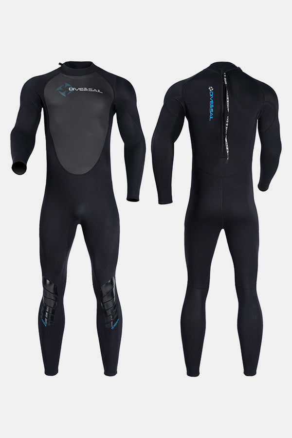 Premium 3mm Men's One-Piece Warmth and Cold-Proof Wetsuit