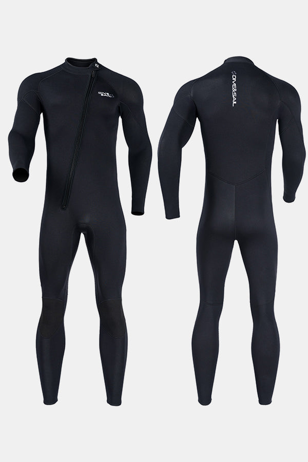 1.5MM Oblique Front Zipper Warm Surfing One-Piece Cold-Proof