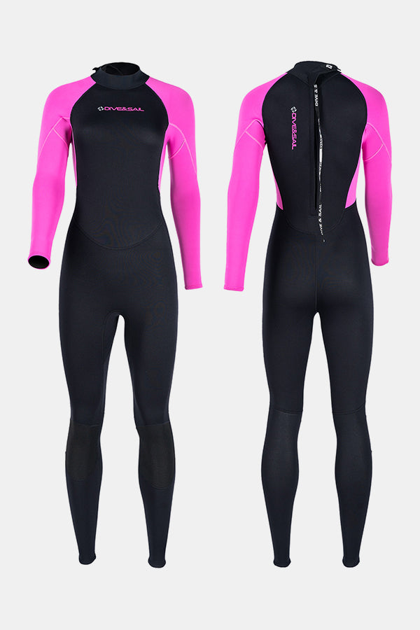 New Women One-Piece Long Sleeve Insulated And Warm 3MM Wetsuit