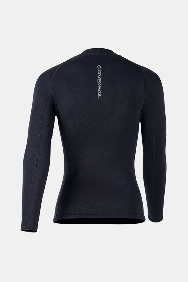 Women's 1.5MM Long Sleeve Split Top Cold-Proof and Warm Wetsuit