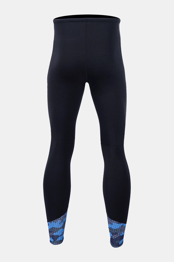 Pantalones de buceo calientes y protectores de camuflaje para hombres de 2 mm de buceo de 2 mm