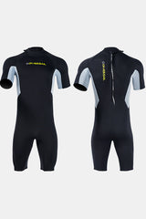 One-Piece Warm Short Sleeve 3MM Surf Swimsuit Wetsuit For Men