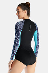 Women's One Piece Long Sleeve Bikini 2MM Coldproof Wetsuit