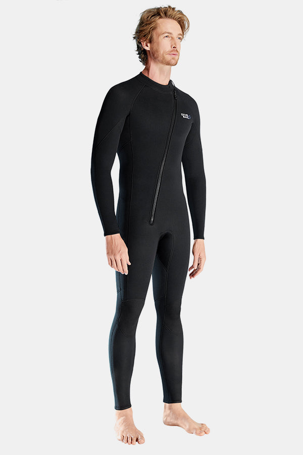 1.5MM Oblique Front Zipper Warm Surfing One-Piece Cold-Proof