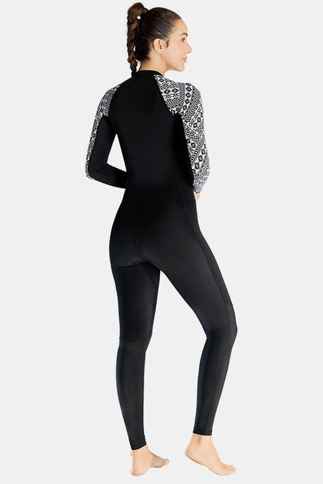 One-Piece Quick-Dry Sun Protection Diving Suit (Women's)