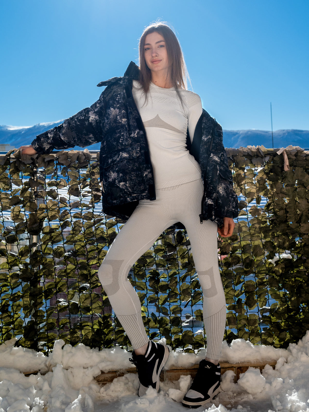 Thermal Sports Warm-Up Underwear Set for Skiing