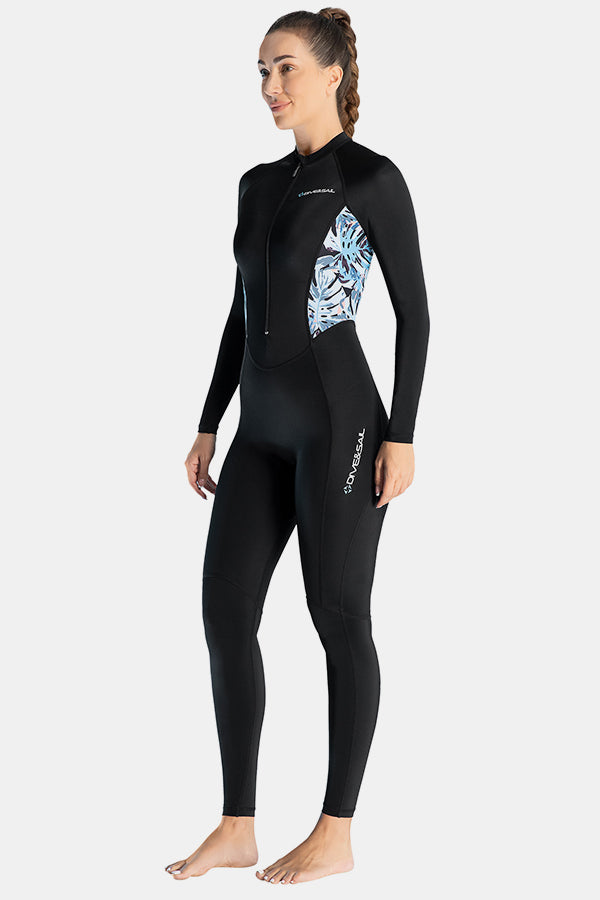 Lycra Diving Suit For Women One-Piece Long Sleeve Quick-Drying Jellyfish Suit