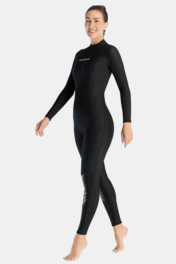 Women's 1.5MM Back Zipper One-Piece Warm And Cold-Proof Wetsuit