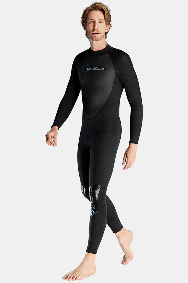 Premium 3mm Men's One-Piece Warmth and Cold-Proof Wetsuit