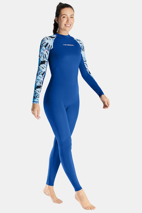 One-Piece Long Sleeve Printed Quick-Drying Wetsuit Jellyfish Suit