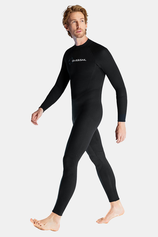 Men's 1.5MM Back Zipper One-Piece Warm And Cold-Proof Wetsuit