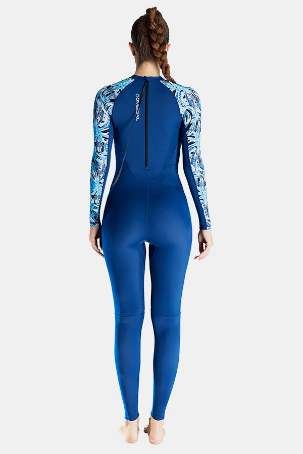 One-Piece Long Sleeve Printed Quick-Drying Wetsuit Jellyfish Suit