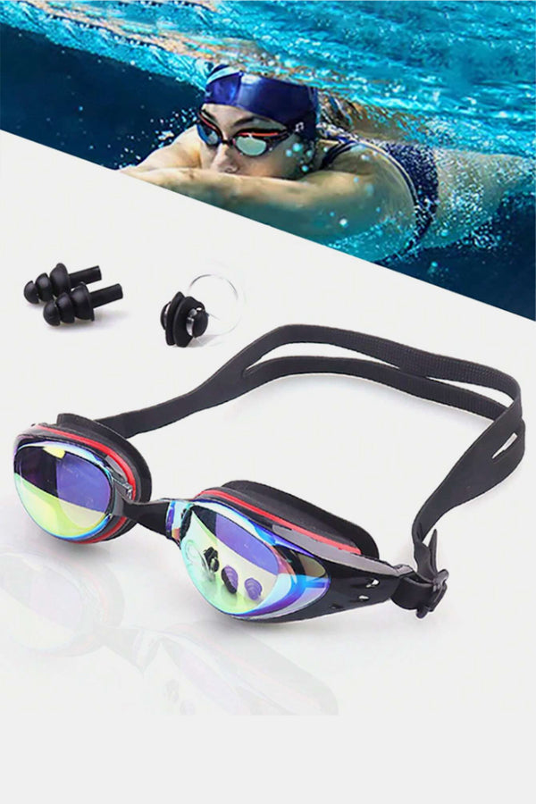 Colorful Polarized Swim Goggles Anti Fog Anti UV No Leakage Clear Swim Goggles