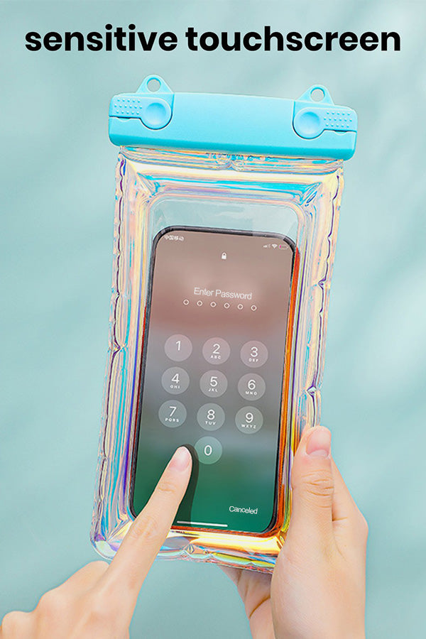 Pvc Cell Phone Waterproof Phone Pouch with Lanyard Clear Leakproof PVC Cell Phone Dry ...
