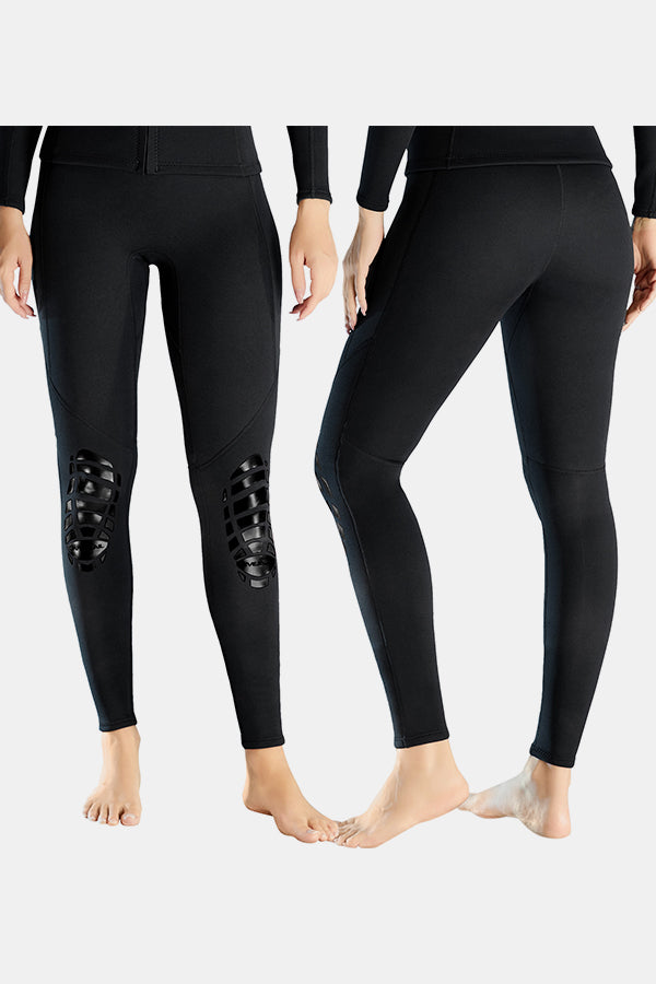 Pantaloni da immersione a diviso caldo addensato da 1,5 mm da donna