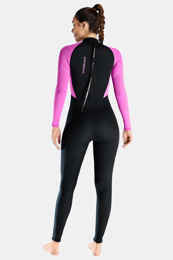 New Women One-Piece Long Sleeve Insulated And Warm 3MM Wetsuit