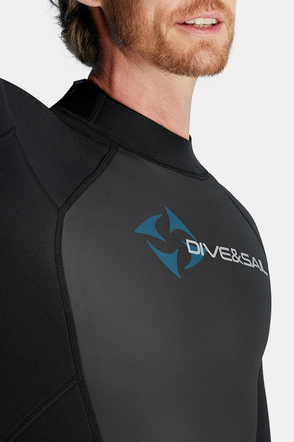 Premium 3mm Men's One-Piece Warmth and Cold-Proof Wetsuit