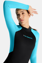 New Women One-Piece Long Sleeve Cold-Proof 3MM Wetsuit