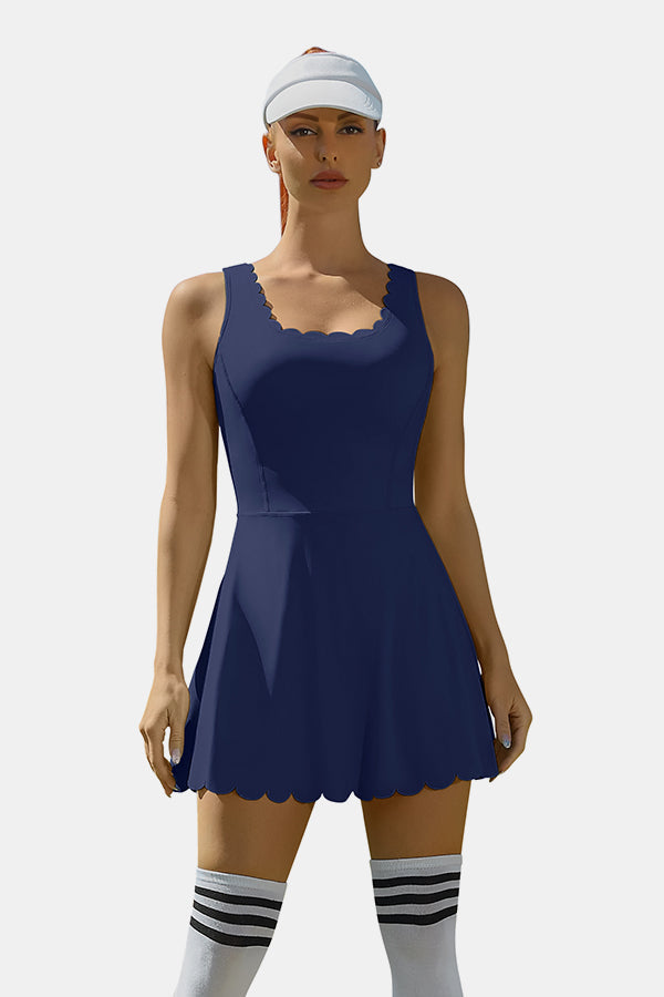 Navy Athletic Women's Tennis Dress with Pockets, Navy/Size S Navy Athletic Women's Tennis Dress with Pockets, Navy/Size S