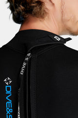 Premium 3mm Men's One-Piece Warmth and Cold-Proof Wetsuit