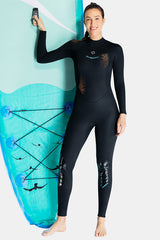 Women's 3MM Cold-Proof Long Sleeve One-Piece Wetsuit