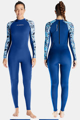 One-Piece Long Sleeve Printed Quick-Drying Wetsuit Jellyfish Suit