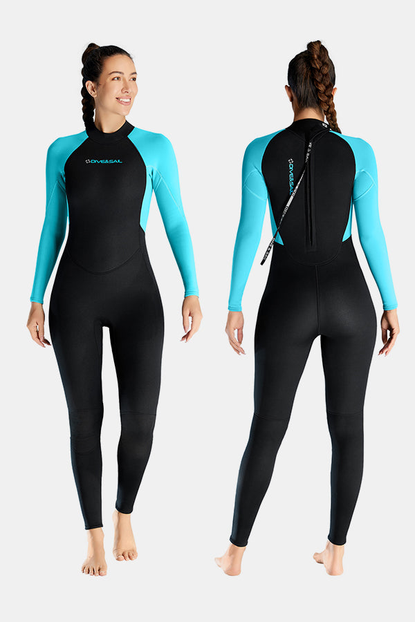 New Women One-Piece Long Sleeve Cold-Proof 3MM Wetsuit