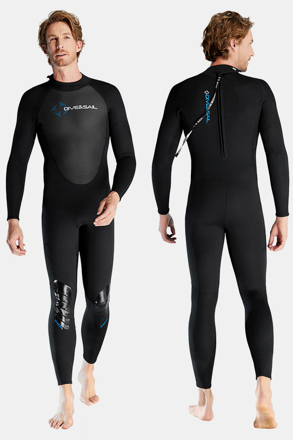 Premium 3mm Men's One-Piece Warmth and Cold-Proof Wetsuit