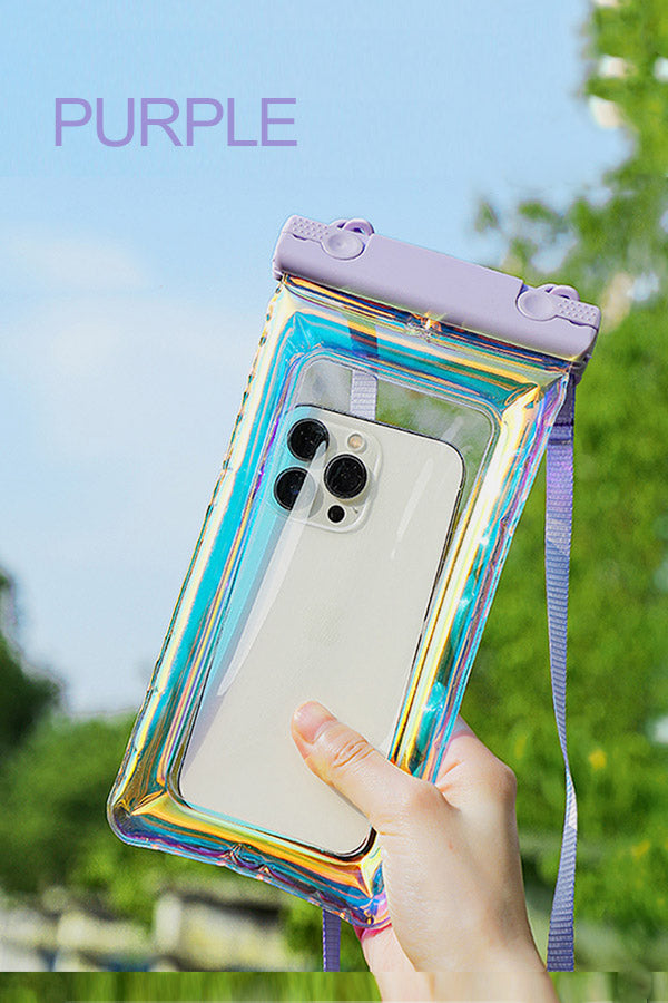 Pvc Cell Phone Waterproof Phone Pouch with Lanyard Clear Leakproof PVC Cell Phone Dry ...