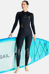 Women's 3MM Cold-Proof Long Sleeve One-Piece Wetsuit