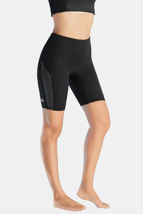 Shorts de plongée de plongée de 2 mm de cuir lisse pour femmes