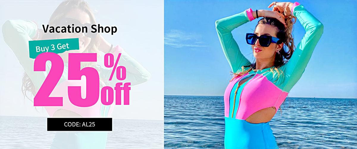 Attraco®| UPF 50+ Women Rash Guard & Wetsuit