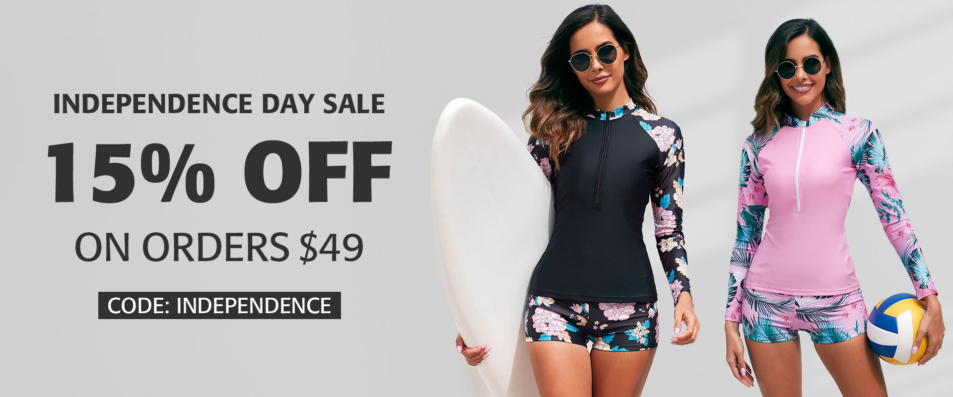 Attraco®| UPF 50+ Women Rash Guard & Wetsuit