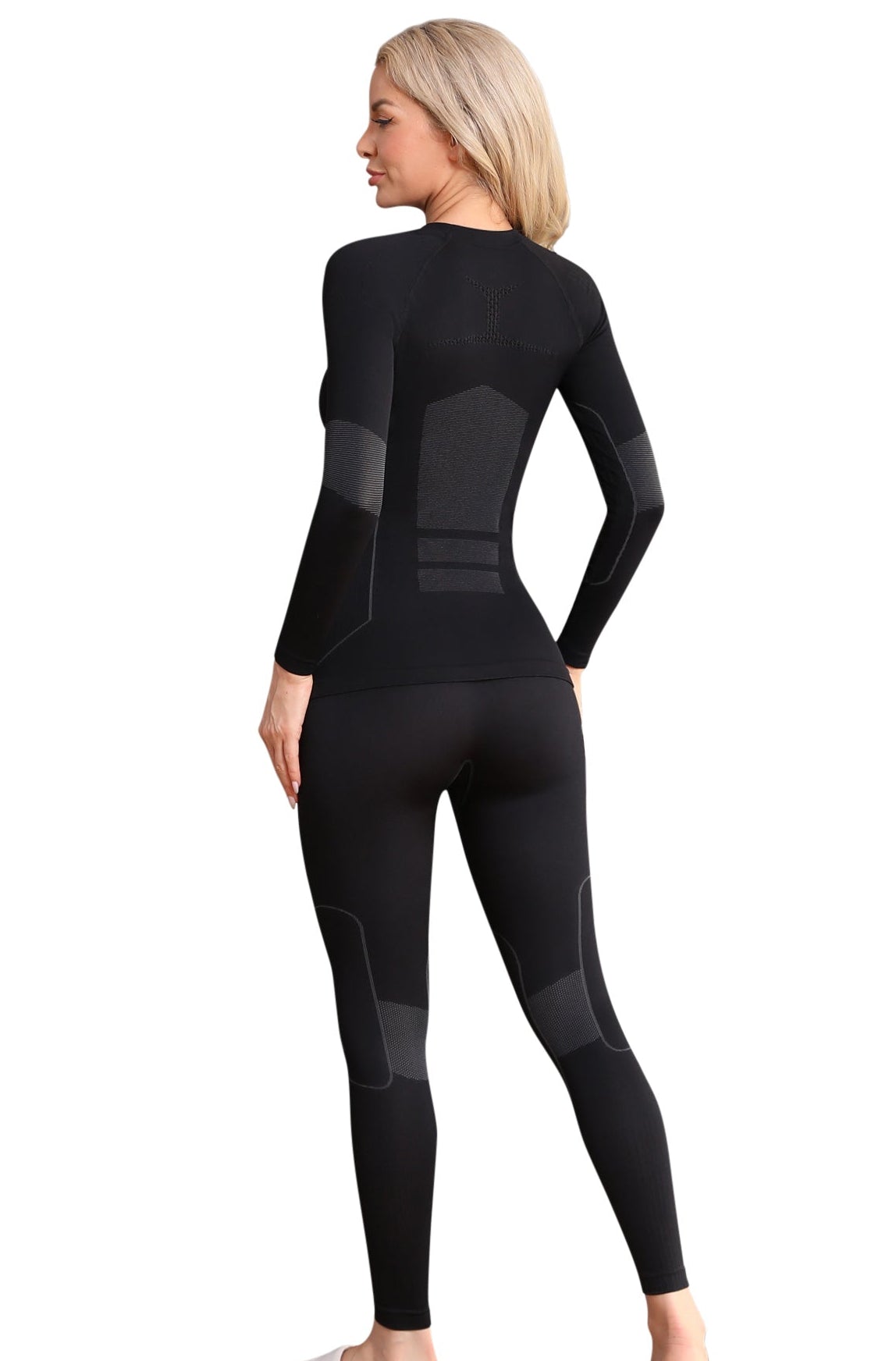 Women Thermal Sports Warm-Up Underwear Set for Skiing