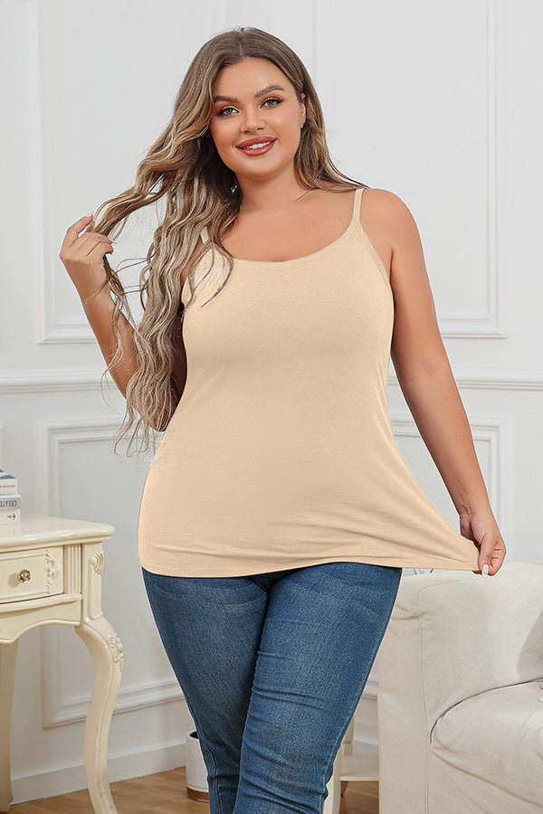 tank with shelf bra plus size