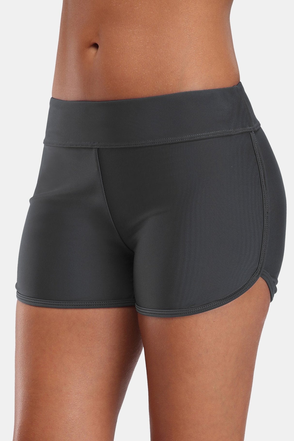 Attraco Women's Grey Swim Short-Attraco | Fashion Outdoor Clothing